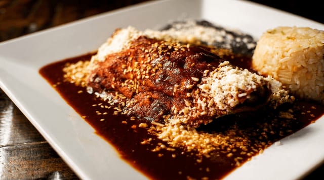 Enchiladas de Mole.